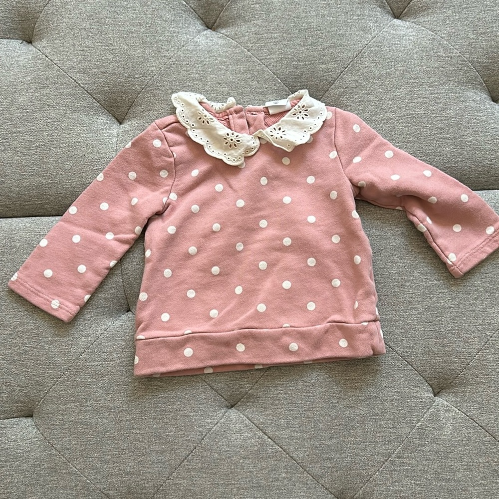 Baby Gap Polka Dotted Sweater